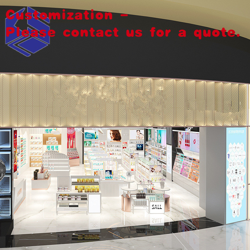 Luxury Skincare Store - custom.Luxury-Style Cosmetics Store - Display Cabinet