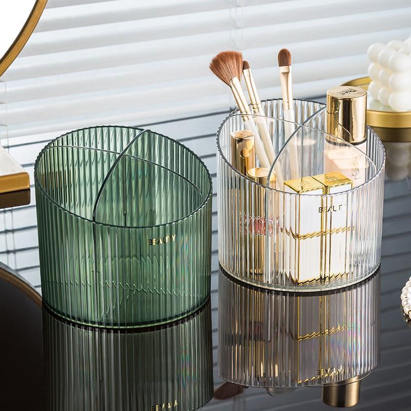Luxury Skincare Store - Desktop luxury transparent storage box, with