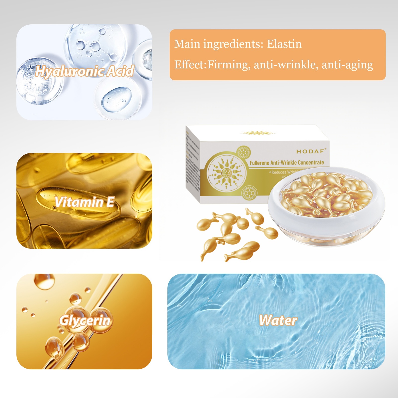 HODAF 30-Capsule Collagen Eye  - огляд і ціна Luxury Skincare Store