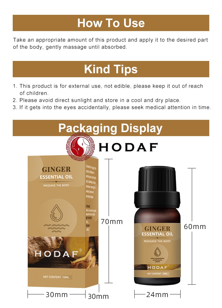 HODAF Blended Essential Oil: T - огляд і ціна Luxury Skincare Store